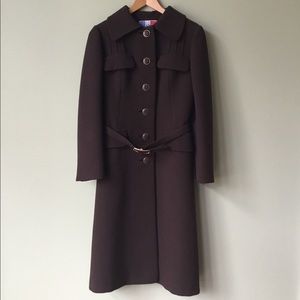 Pret A Porter Joshar Montreal Vintage 1974 Luxury Brown Maxi Coat